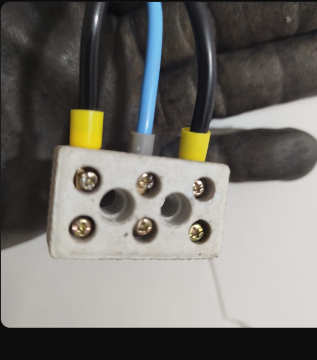 Conector de porcelana cerâmica antichama para chuveiro